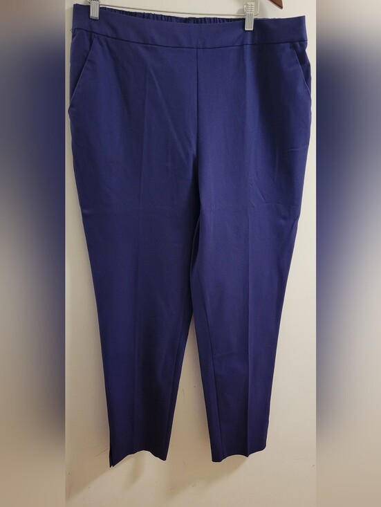 Isaac Mizrahi Pants - Isaac Mizrahi Classic Navy Dress Pants Tall 18T